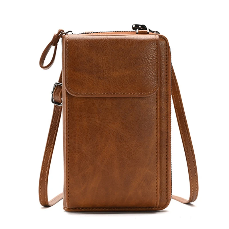 Women Handbags  Design Pu Leather  Bags Fashion Phone Purse Large Capacity Cross - $61.38