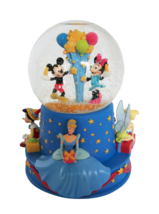 Walt Disney Musical 100th Birthday Glass Snow Globe Limited Ed. Hallmark 2001 - £23.62 GBP