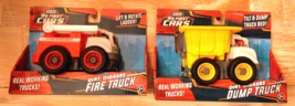 (2) Toys! Little Tikes Dirt Diggers Minis - Fire Truck &amp; Dump Truck - NEW! - $21.97