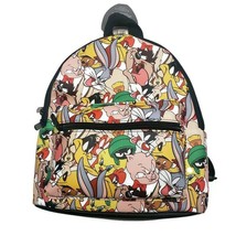 Bioworld WB MINI Backpack Bugs Bunny Daffy Duck Porky Pig Multi-Color 11&quot; x 9&quot; - £25.26 GBP