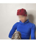 1930s Red Bow Cocktail or Day Hat Fascinator Cap Flower Early 20th Century - €79,94 EUR