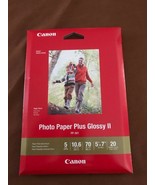 Canon Plus Glossy II PP-301 Inkjet Print Photo Paper - 5&quot; x 7&quot; - 20 Sheet - $281.08 MXN