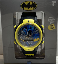 Batman Light Up Watch DC Comics Wristwatch LCD Digital Black Boys Gift - £10.34 GBP