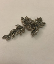 Heirloom 73 Sterling Marcasite Brooch ‘Vintage Creations’ Moving Pin - £50.07 GBP