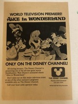 Alice In Wonderland TV guide Vintage Print Ad Disney Tpa3 - £4.77 GBP