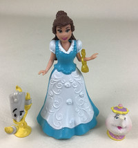 Disney Princess Little Kingdom MagiClips Belle Doll Beauty Beast  2011 Mattel - £14.73 GBP
