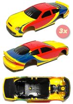 3pc ARTIN 1/43 Scale FORD TAURUS Slot Car New Old Stock Body Parts Only - $18.99