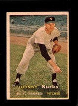 1957 TOPPS #185 JOHNNY KUCKS VGEX YANKEES *NY7649 - $6.62
