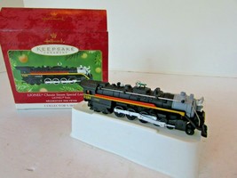 HALLMARK KEEPSAKE ORNAMENT CHESSIE STEAM SPECIAL LOCOMOTIVE 6TH 2001 H4 - $7.93