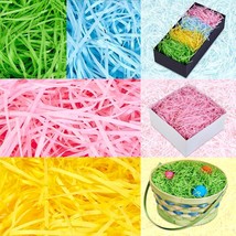 12 Oz Easter Fake Grass in 4 Colors Paper Shred Filler for Easter Basket... - £21.82 GBP