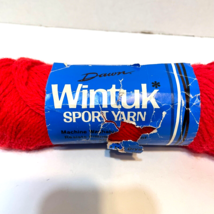 Vintage American Thread Dawn Wintuk Sport Yarn Skeen 15 Flame WN5 - £8.29 GBP