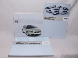 2004..04 VOLVO S40    OWNER&#39;S/OPERATOR/USER MANUAL/ GUIDE/ CASE - £13.15 GBP