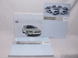 2004..04 VOLVO S40    OWNER&#39;S/OPERATOR/USER MANUAL/ GUIDE/ CASE - $16.80