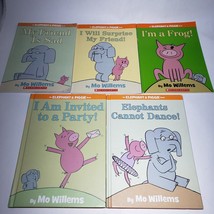 Lot of 6 Elephant &amp; Piggie Book 3 PB 2 HC Mo Willems Party Frog Dance Friend Sad - £13.54 GBP