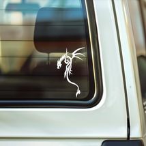 Fantasy Tribal Dragon Vinyl Decal Sticker UV &amp; Water Proof Gift Laptop C... - $109.97 MXN