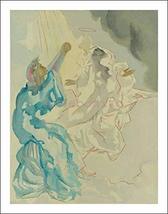 Artebonito - Salvador Dali, Paradise 5, woodcut, Divine Comedy - £179.92 GBP