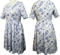 Trixie + LuLu Women Blue Tie Dye A-Line Pleated Dress (Size: Medium) NWT - $24.99