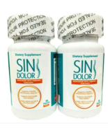 SIN DOLOR 2 BOTTLES 60 CAPSULES 700 MG BETTER THAN SILI PHARMA - $19.79