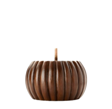 3.5&quot;x 5&quot; Wood Sofa Bun Legs Vintage Carved Furniture Pumpkin Fe - Set of 4 - $665.63 MXN