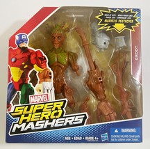 Marvel Super Hero Mashers Guardians of The Galaxy Groot Figure Nonmint NEW - £29.37 GBP