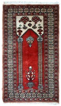Handmade vintage prayer Turkish Konya rug 2&#39; x 3&#39; (62cm x 92cm) 1970s - ... - $6,541.69 MXN