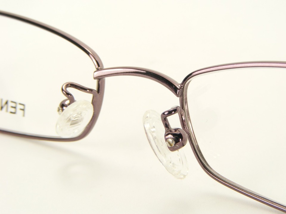 NEW FENDI F714 532 PURPLE EYEGLASSES GLASSES METAL FRAME 52-18-135mm Italy Item image 7
