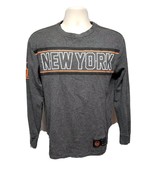 UNK New York Knicks Adult Medium Gray Long Sleeve TShirt - £15.20 GBP