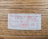 US Post Meter Stamp Anchorage AK 1964 Cutout - $14.24