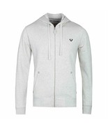 True Religion Classic Logo Zip Up Hoodie Oatmeal XXL NWT - $50.00