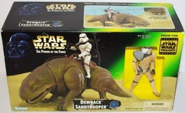 Star Wars Power of the Force Dewback and SandTrooper 1997 Kenner BOXED S... - $19.34