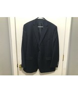 The Fashion Post C. W. Denbars Wool Blazer Men&#39;s SZ 44R Navy Blue EUC - $16.82