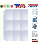 Clear 9-Pocket Card Sleeves - Durable Protectors for Trading and Busines... - $210.36 MXN