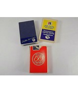 Vintage PLAYING CARDS 3 Decks Delta 1979 50th Anniversary Eastern Airlin... - $13.52 CAD
