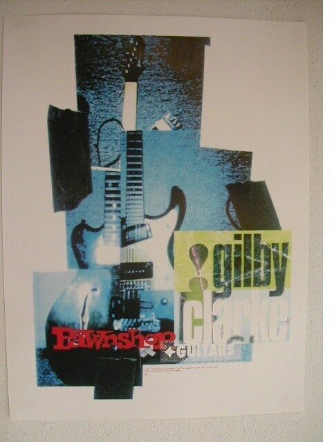 Gilby Clarke Poster Guns and Roses N N&#39; Promo - $4.49