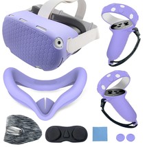 For Oculus Quest 2 Silicone Cover, Protective Cover Accessories For Meta Vr, Mul - £42.23 GBP