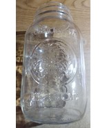 Golden Harvest Quart Glass Mason Jar Anchor Hocking Logo-Cornucopia - 7&quot;... - $6.84 CAD