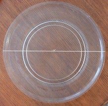 16" Gently Used GE WB49X10189 Microwave Glass Turntable Plate / Tray 9 1/4" Roll - £38.53 GBP