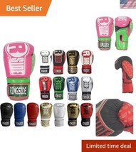 Durable Pink and Lime Boxing Gloves with IMF-Tech - Ideal for Sparring S... - $67.99