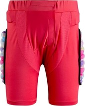 Kids Padded Shorts Hip Protection Shorts Butt Protective Gear Short (Red... - £19.02 GBP