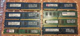 Lot of 8 Mixed Brands 2GB PC3-10600U DDR3 Desktop Memory 1333MHz 2Rx8 - $19.79