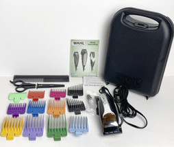 Wahl 79722 Home Haircutting CORDED CLIPPER KIT W/ Color Guards + Manual - £17.35 GBP