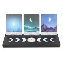 Black Moon Phase Tarot Card Stand – Witchy Tealight Holder - $15.43 CAD