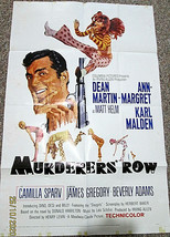 D EAN Martin:Matt Helm (Murderers Row) Original 1966 Movie One Sheet Poster - £178.02 GBP