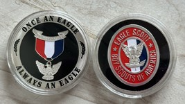 Eagle Scout - Boy Scout Commemorative Souvenir Gift Challenge Coin 40mm - £13.42 GBP