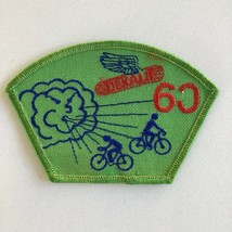 Dekalb 60 Windy Cloud Blowing Anthropomorphic Vintage Cycling Patch - £11.46 GBP