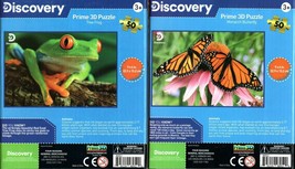 Discovery -  Prime 3D 50 Pieces Jigsaw Puzzle (Set of 2) v5 - £12.62 GBP