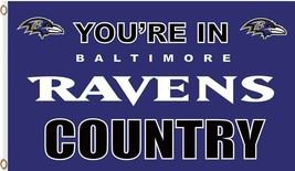 Baltimore Ravens In Country Flag 3x5ft - £14.35 GBP