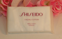 New Shiseido Facial Cotton 100% Cotton 8 sheets Per Packege - $1.69