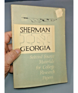 Sherman In Georgia, Selected Source Materials for College Research Paper... - £14.84 GBP
