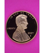 Gem Proof 2007 S Ultra Deep Cameo Lincoln Memorial Cent Same Coin In Pic... - $9.99